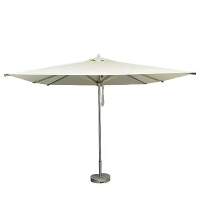 Heavy Duty Market Umbrella Luxury Star Hotel Round Outdoor Umbrella Stainless Steel Patio Umbrella Parasol
