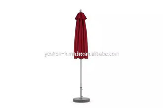 Outdoor Fringe Sun Canvas Parasol Large Square Aluminum Pool Umbrella Cafe Beach Garden Ombrellone