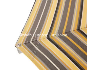 Outdoor Fringe Sun Canvas Parasol Large Square Aluminum Pool Umbrella Cafe Beach Garden Ombrellone