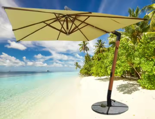 11ft Large Heavy Duty Market Umbrella Parasols Umbrellas Outdoor Garden Cantilever Patio Umbrella