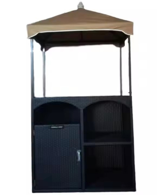 Pool Furniture Outdoor Lake Spa Beach Pool Gym Towel Caddy Heavy Duty Moving Towel Storage Single Cabinet