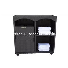 Poolside Towel Cabinet Water Resistant Towel Valet Without Wheels Poolside Storage Organizer