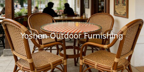 All Weather Portable Outdoor Coffee Table Compact Folding Design for Hotel Balcony Bistro