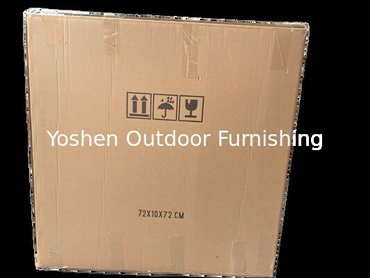 All Weather Portable Outdoor Coffee Table Compact Folding Design for Hotel Balcony Bistro