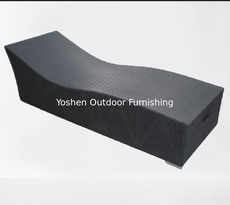Luxury outdoor furniture garden pool double chaise lounge chair outdoor waterproof sun loungers rattan---6279