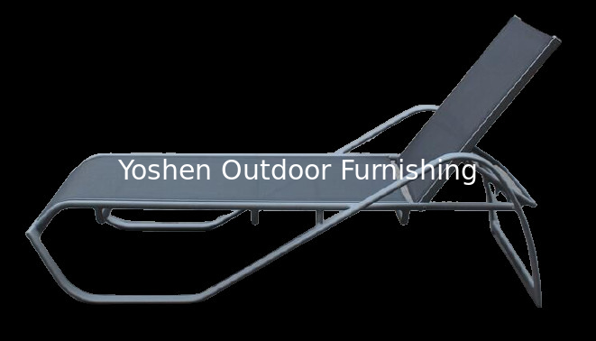Aluminum frame sling textline fabric swimming pool side sunbed day bed sun lounger---YS5740