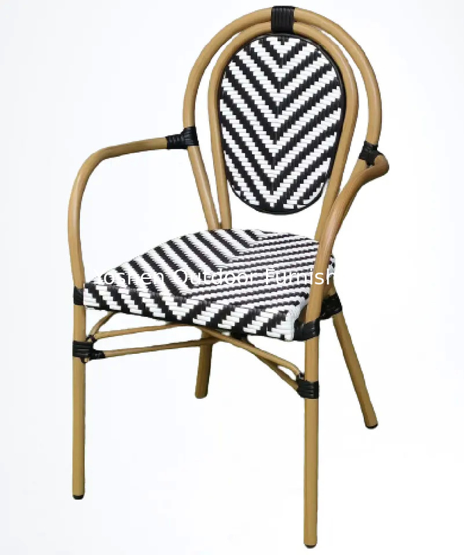 Bamboo outdoor furniture luxury hotel resort balcony Bamboo Garden Chairs bamboo outdoor stacking chairs---YS5615