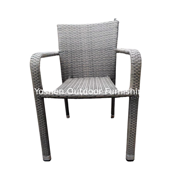 Factory wholesale resort hotel outdoor beach chair stackable swimming pool chair plastic outdoor dining chair---8001B