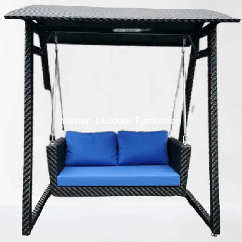 Luxury modern outdoor hanging chair aluminum hanging bed bench hotel garden patio swings hanging chair---3031