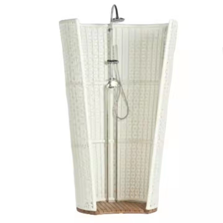 Customized Easy Assembly Beach House Cottage Furniture Bath Shower Cabin Module Beach Public Outdoor Shower