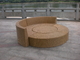 garden furniture fire pot sofa-9872 supplier