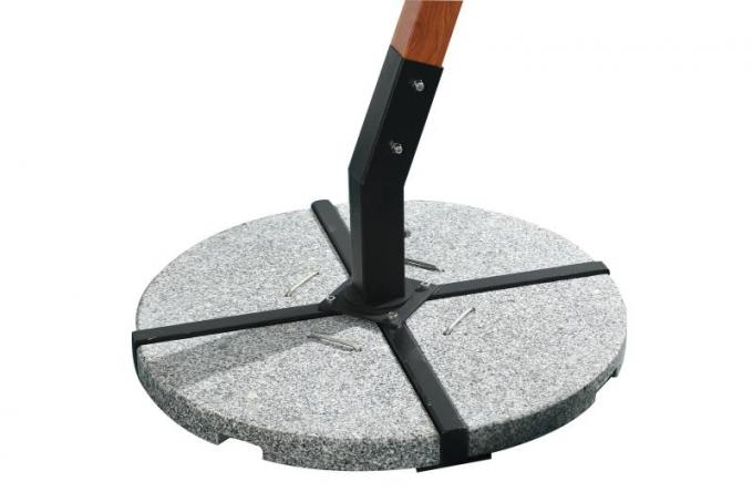 152kgs 4pcs Heavy Duty Outdoor Beach Garden Patio Umbrella Parasol Stand Granite Base 0