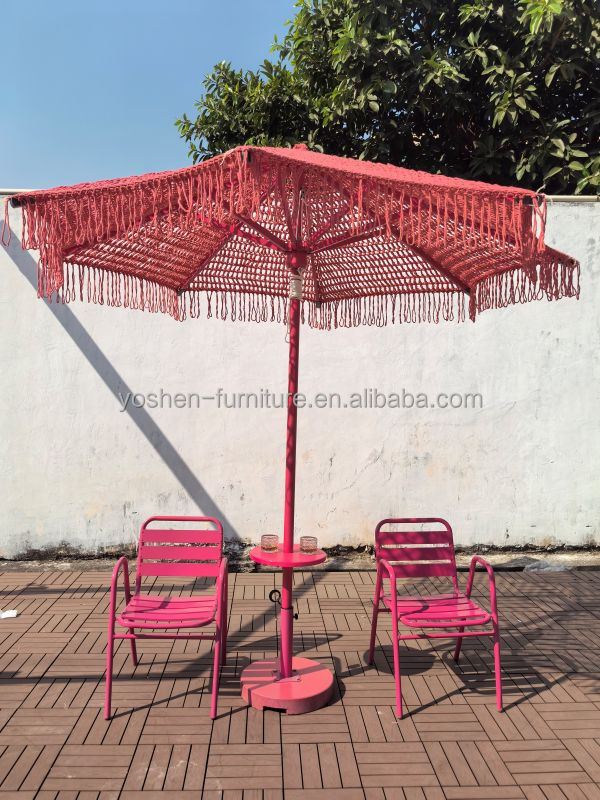 14.5'' Portable Umbrella Table Patio Pool Drink Shelf Stand White Plastic Round Outdoor Beach Umbrella Tray Table 1