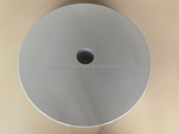 14.5'' Portable Umbrella Table Patio Pool Drink Shelf Stand White Plastic Round Outdoor Beach Umbrella Tray Table 4