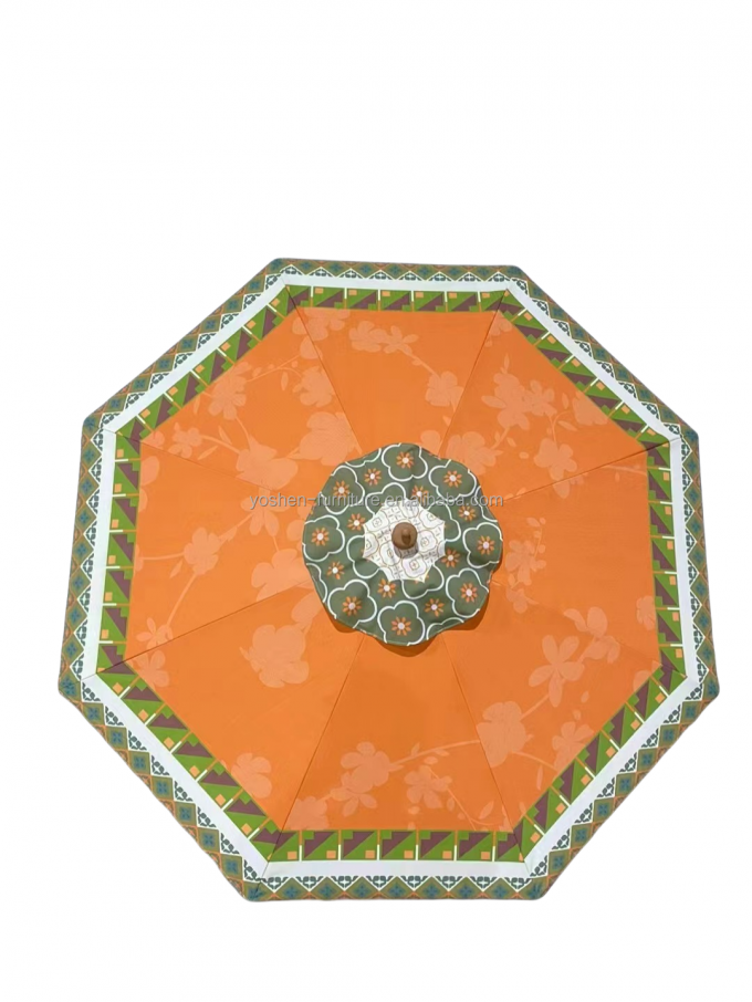 9 ft Garden Umbrella Canopy Replacement Black White Strip Round Octagon Patio Umbrella Replacement Canopy Cover 2