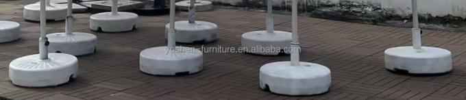 8.5 ft Stainless Steel Pole Pagoda Umbrella Patio Fiberglass Rib Beach Umbrella Red and White Pagoda Umbrella 8