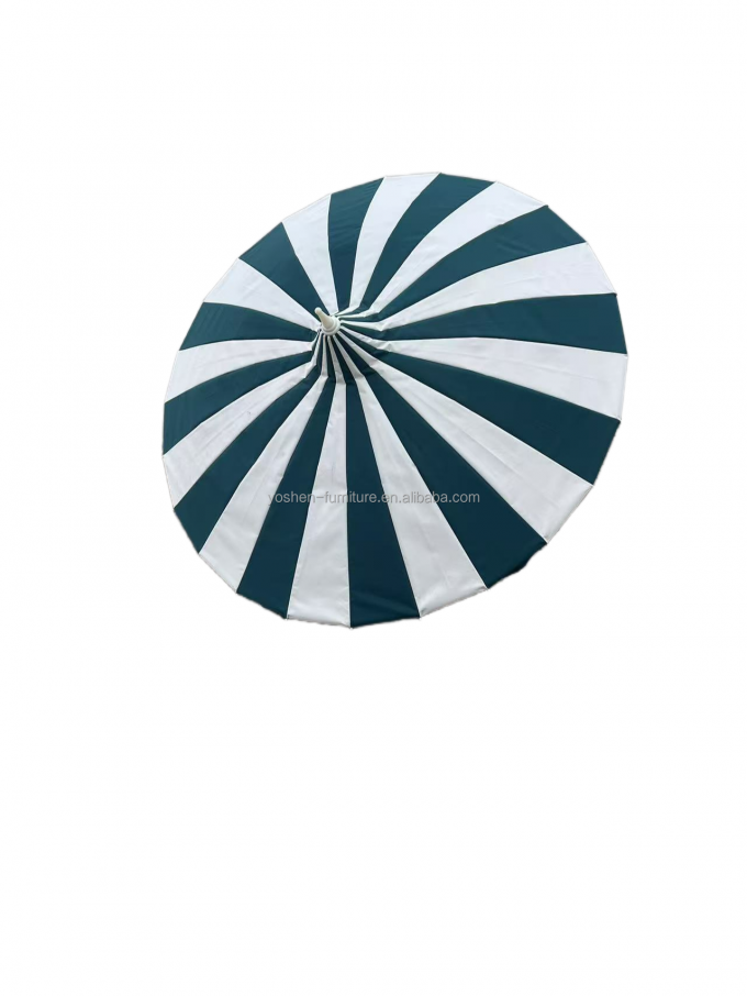 8.5 ft Stainless Steel Pole Pagoda Umbrella Patio Fiberglass Rib Beach Umbrella Red and White Pagoda Umbrella 10