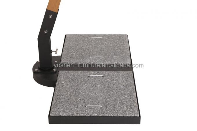 Outdoor Wood Like Aluminum Pole Beach Umbrella Garden Umbrella Parasol Patio Umbrella 10