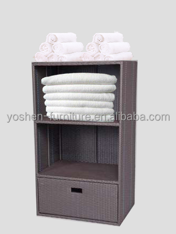 Poolside Towel Cabinet Water Resistant Towel Valet Without Wheels Poolside Storage Organizer 2